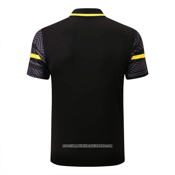 Maglia Polo Borussia Dortmund 2022 2023 Nero e Giallo